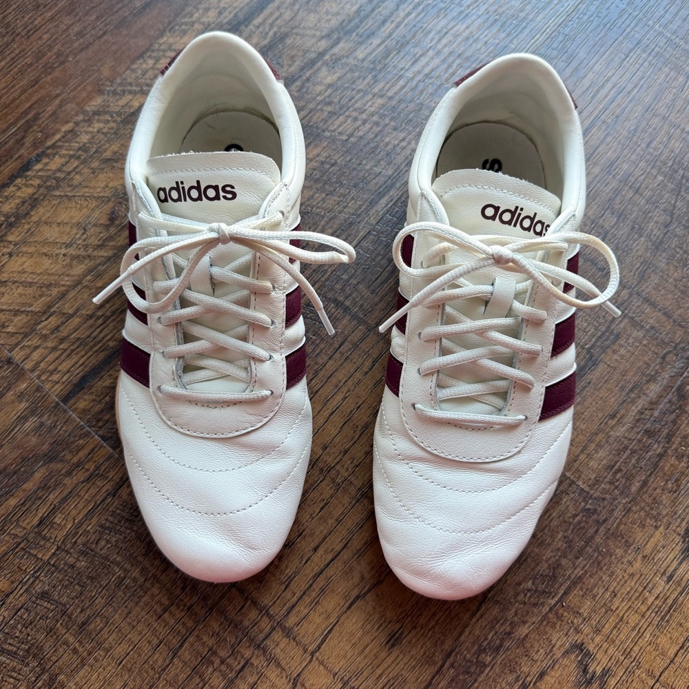 Adidas Women’s Grand Court Lo Sneaker Sz 7 Off-white/Red/Gum.